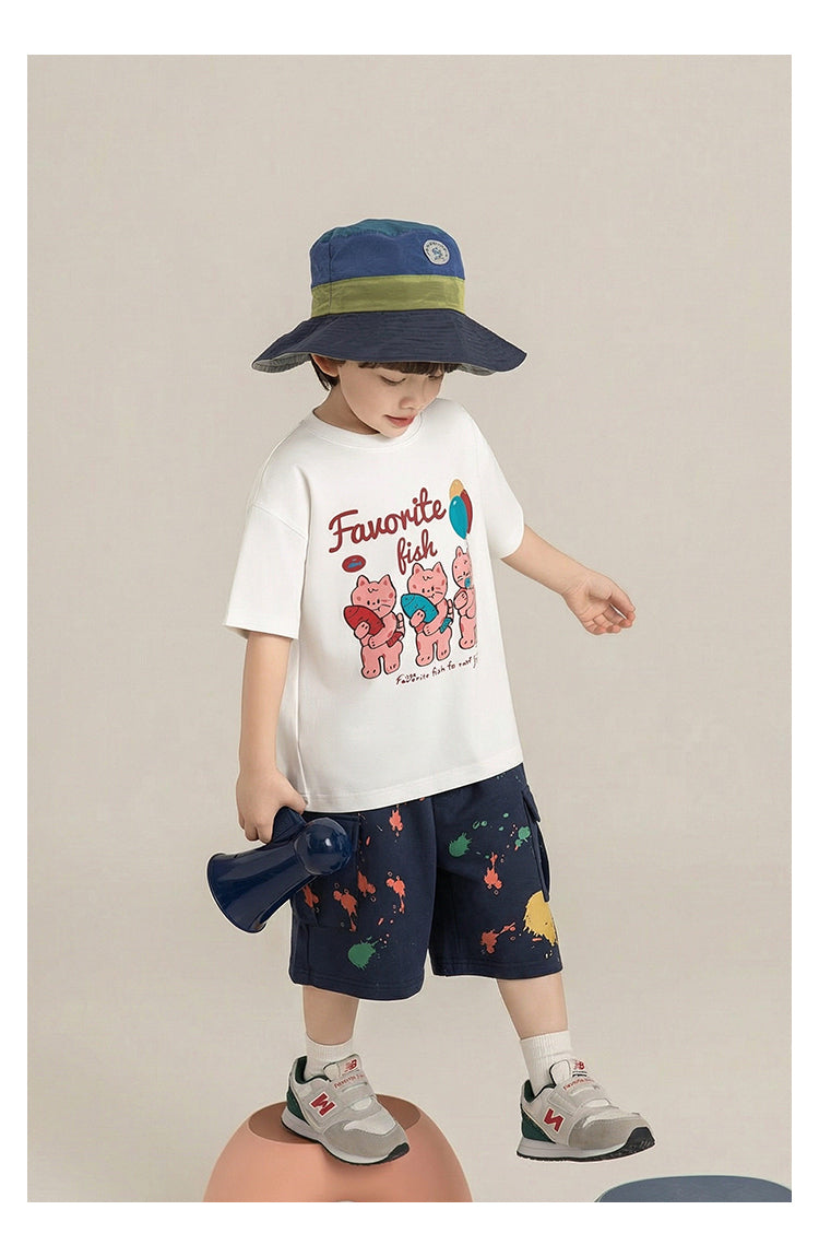 Bermuda Estampada | Estilo Street Wear Loose Fit