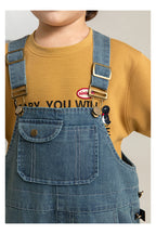 Overol Baggy de Mezclilla Unisex | Estilo Vintage Urbano con Tirantes Cross Back