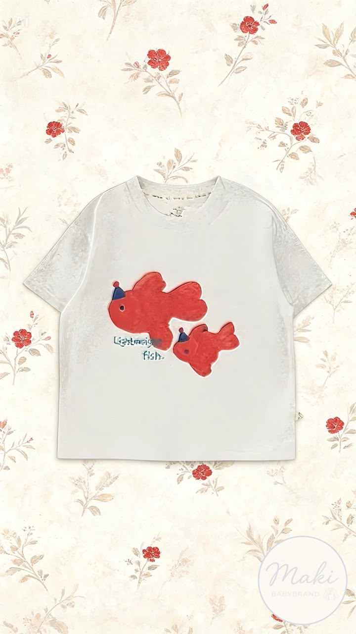 Playera Oversize Unisex | Estampado Acuarela y Hombro Caído