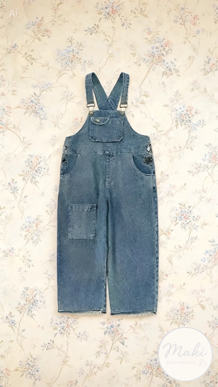 Overol Baggy de Mezclilla Unisex | Estilo Vintage Urbano con Tirantes Cross Back