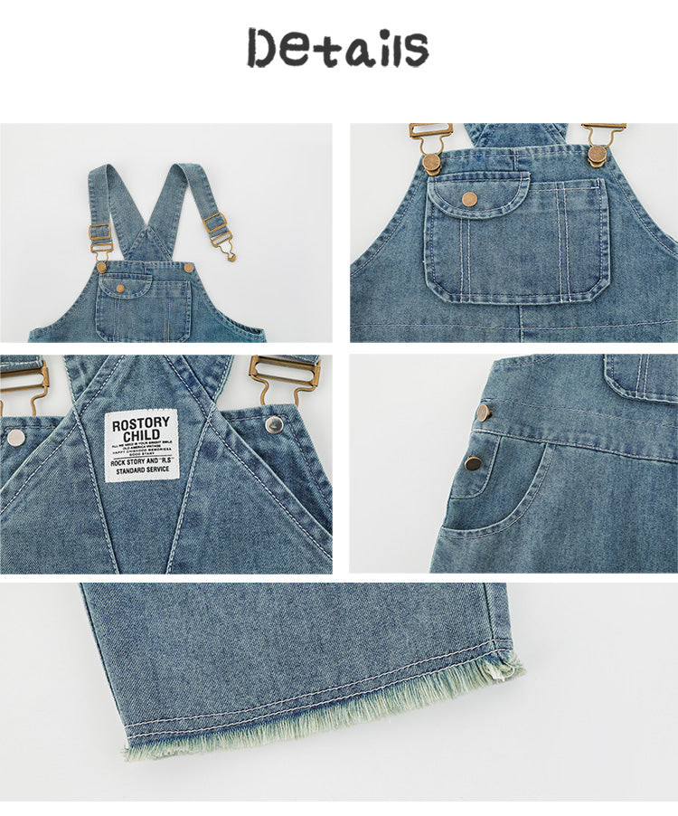 Overol Baggy de Mezclilla Unisex | Estilo Vintage Urbano con Tirantes Cross Back